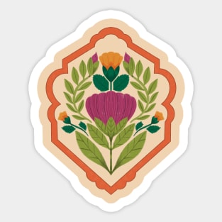 Pressed Flower Illustration Sticker